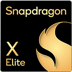distintivo do Snapdragon X Elite