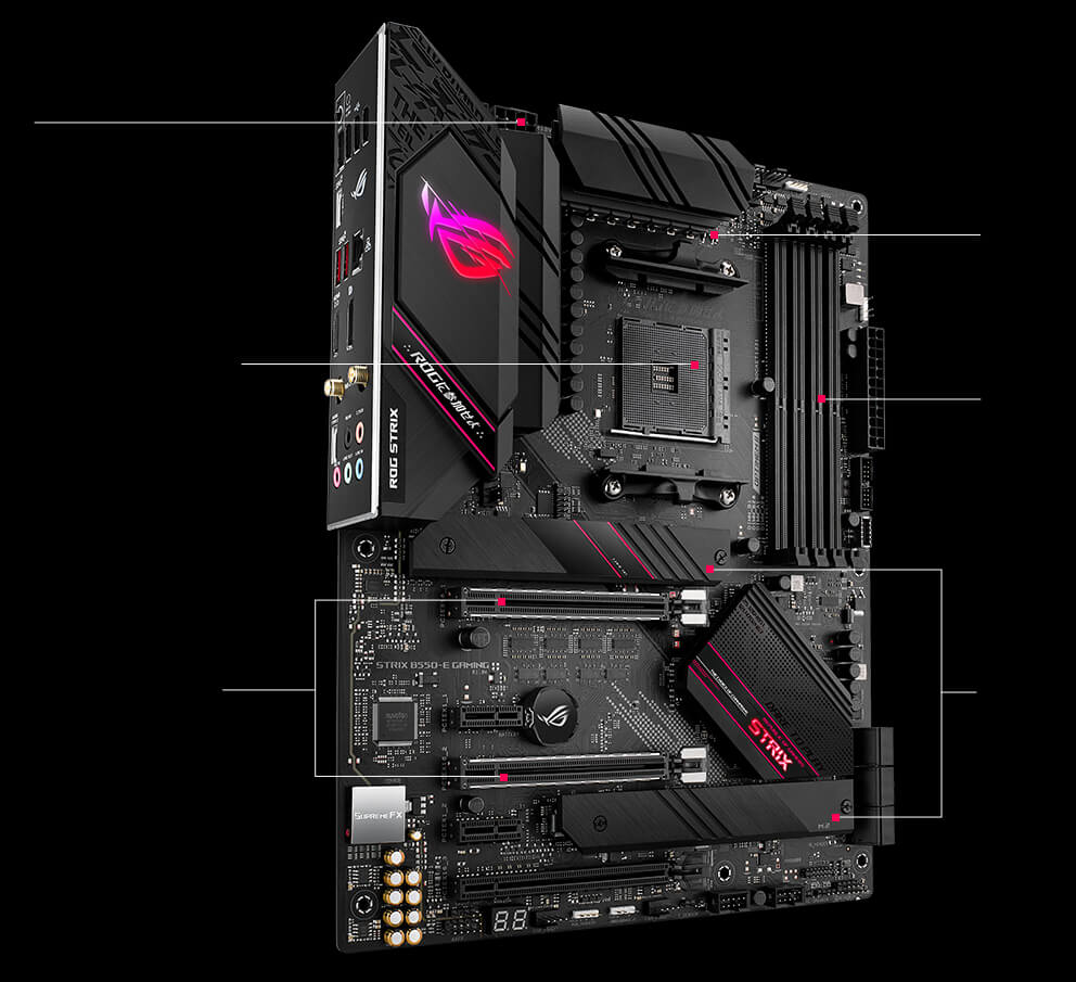 ROG STRIX B550 E GAMING Mainboards ROG Germany