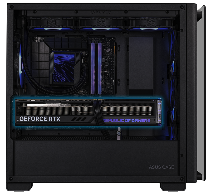 highlight der ROG Strix RTX 40 Serie Grafikkarte