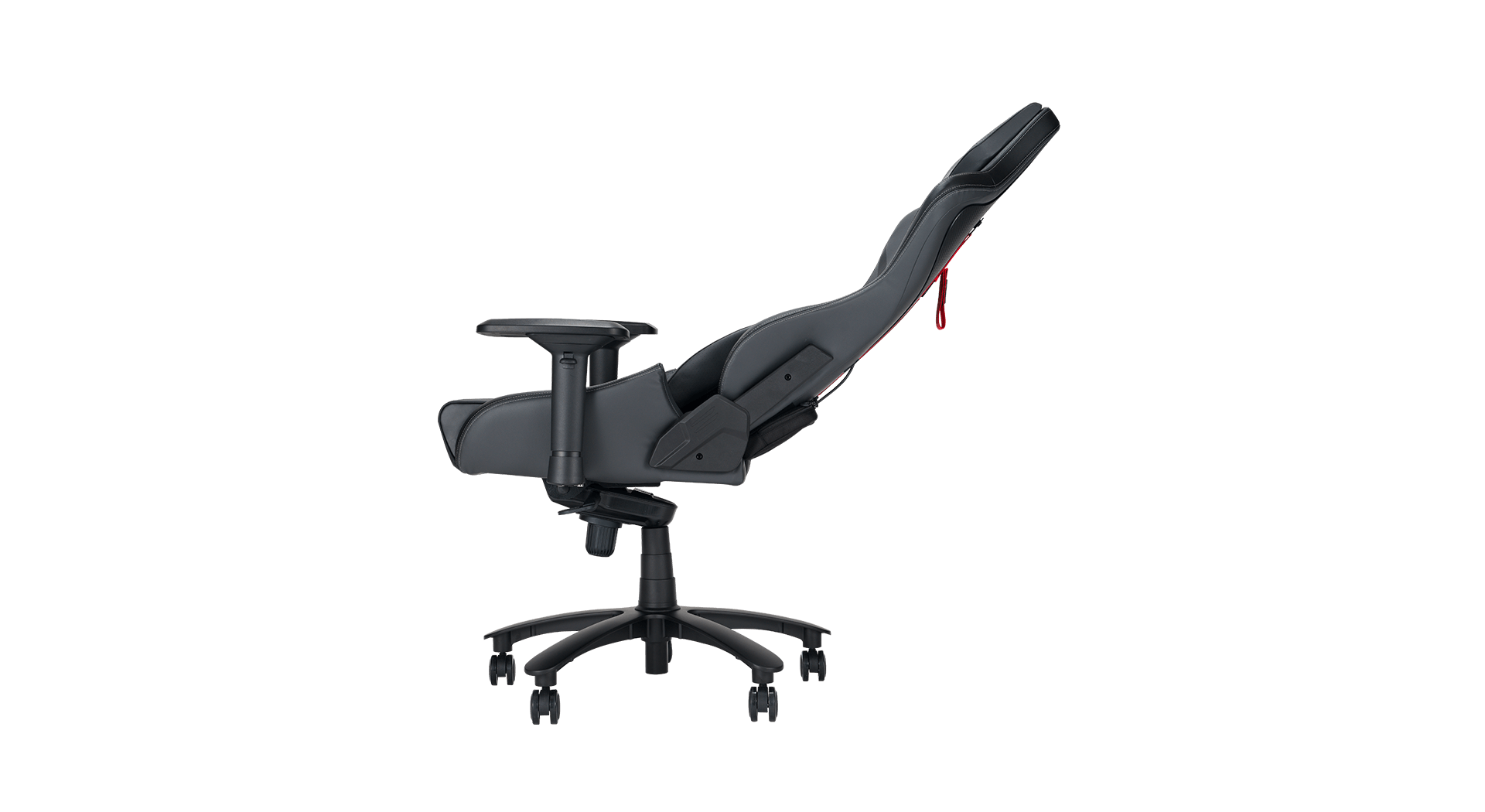 ROG Chariot X Core gaming chair sliding in motion - side view
