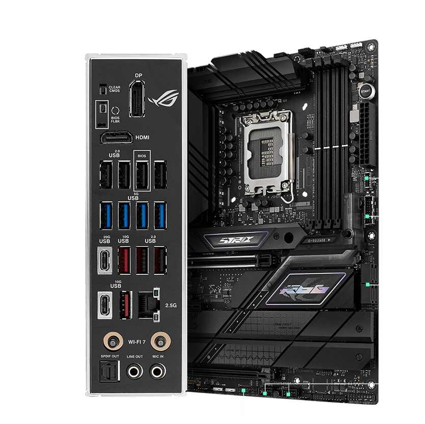 Especificações de Conetividade da Strix Z790-F II