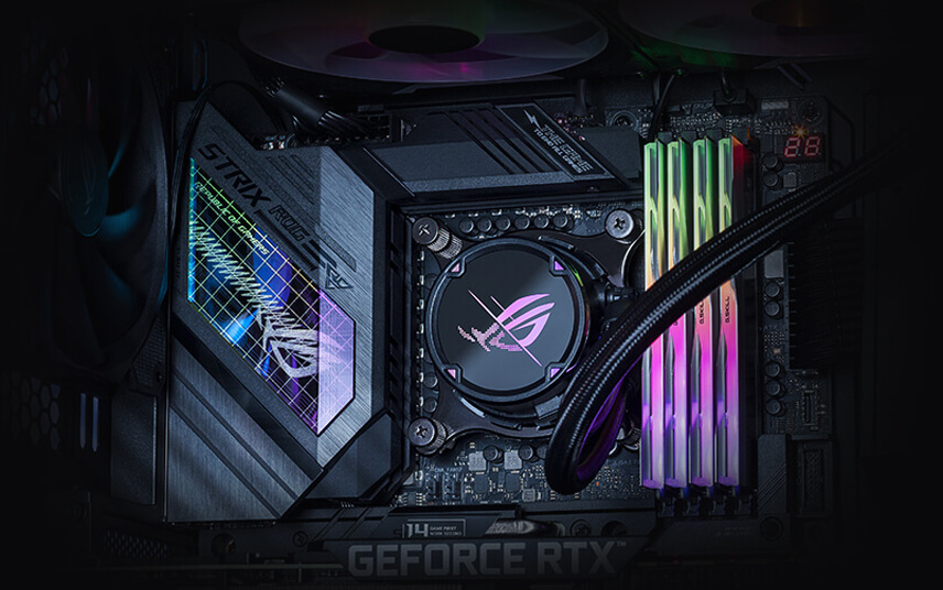 The Strix Z790-F II is compatible with all ASUS AIO coolers.