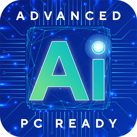 Advanced AI PC 就緒標誌