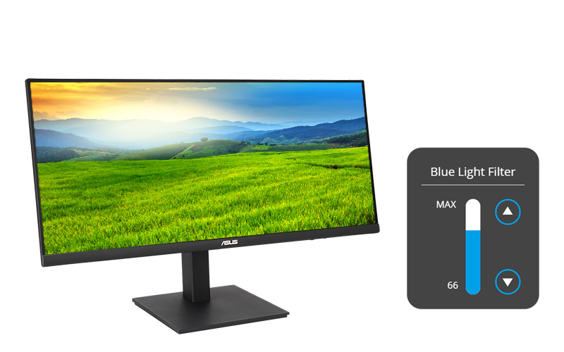 ASUS VP349CGL includes the Blue Light Filter feature