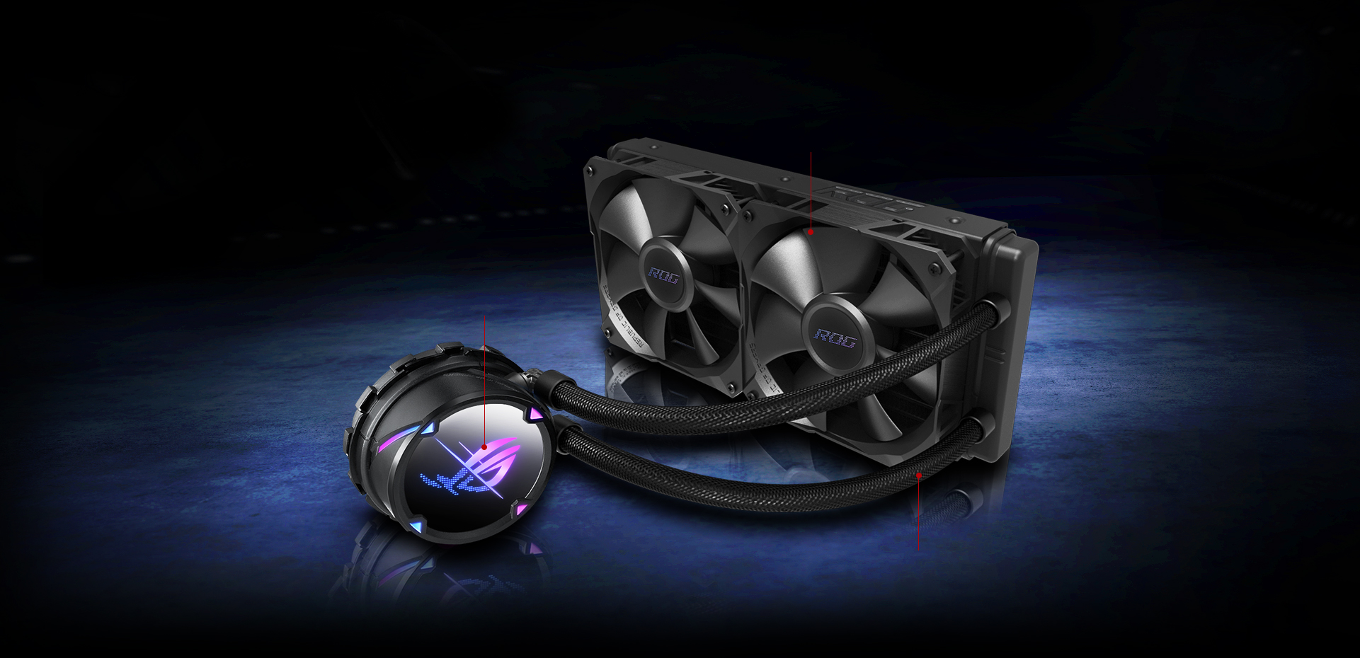 KIT DE WATERCOOLING ASUS ROG STRIX LC II 240 ARGB - BorgiPhones