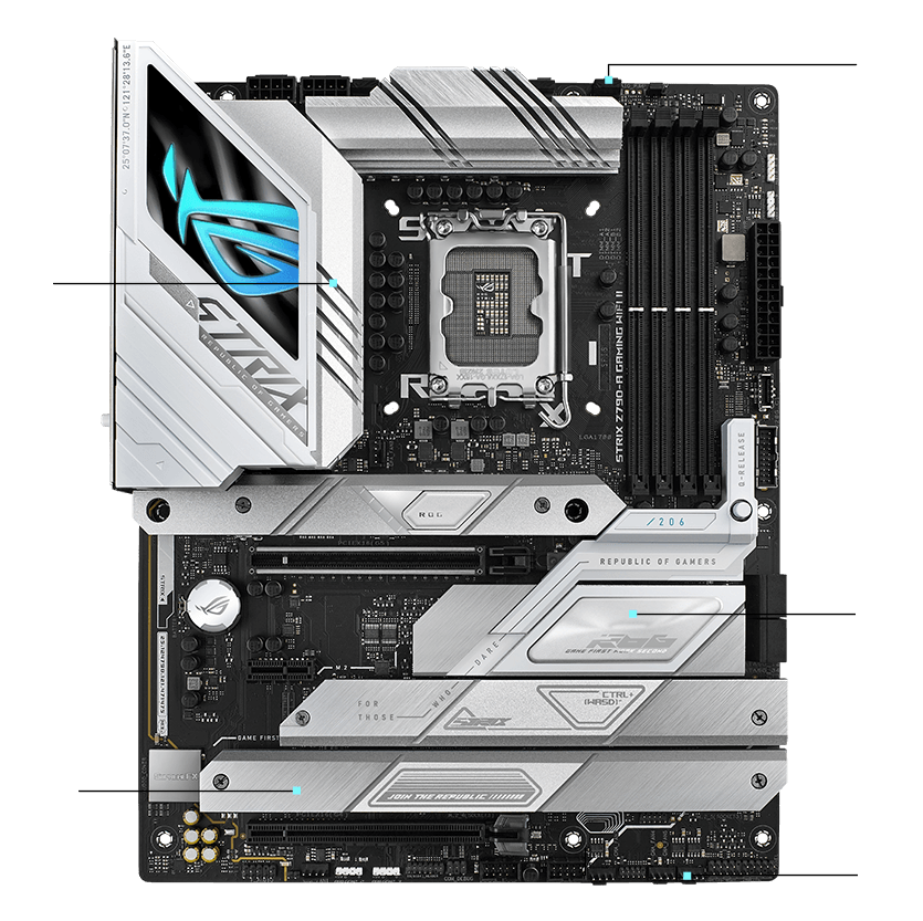 Strix Z790-A II cooling specifications
