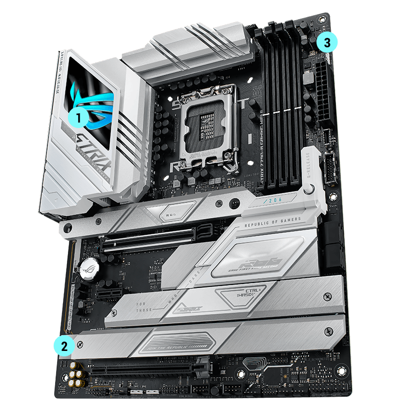 Especificações de envolvência da Strix Z790-A II