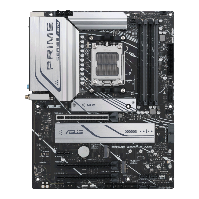 The PRIME X670-P WIFI motherboard