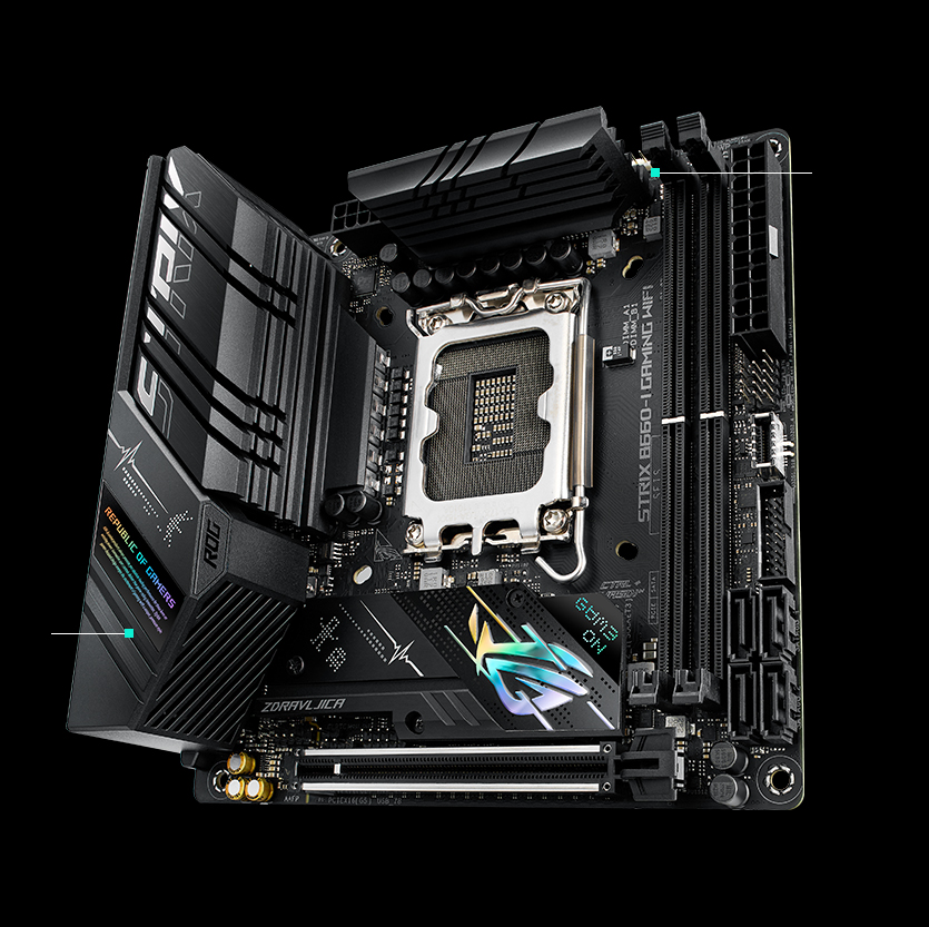 ROG Strix B660-I Gaming WiFi Gaming Caractéristiques d’immersion gaming