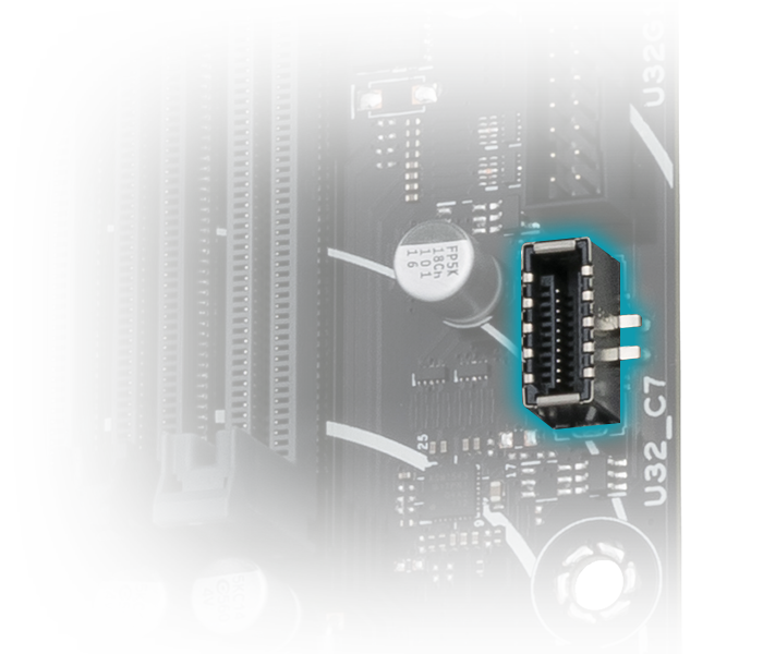 The PRIME B650-PLUS-CSM motherboard features Front USB Port.