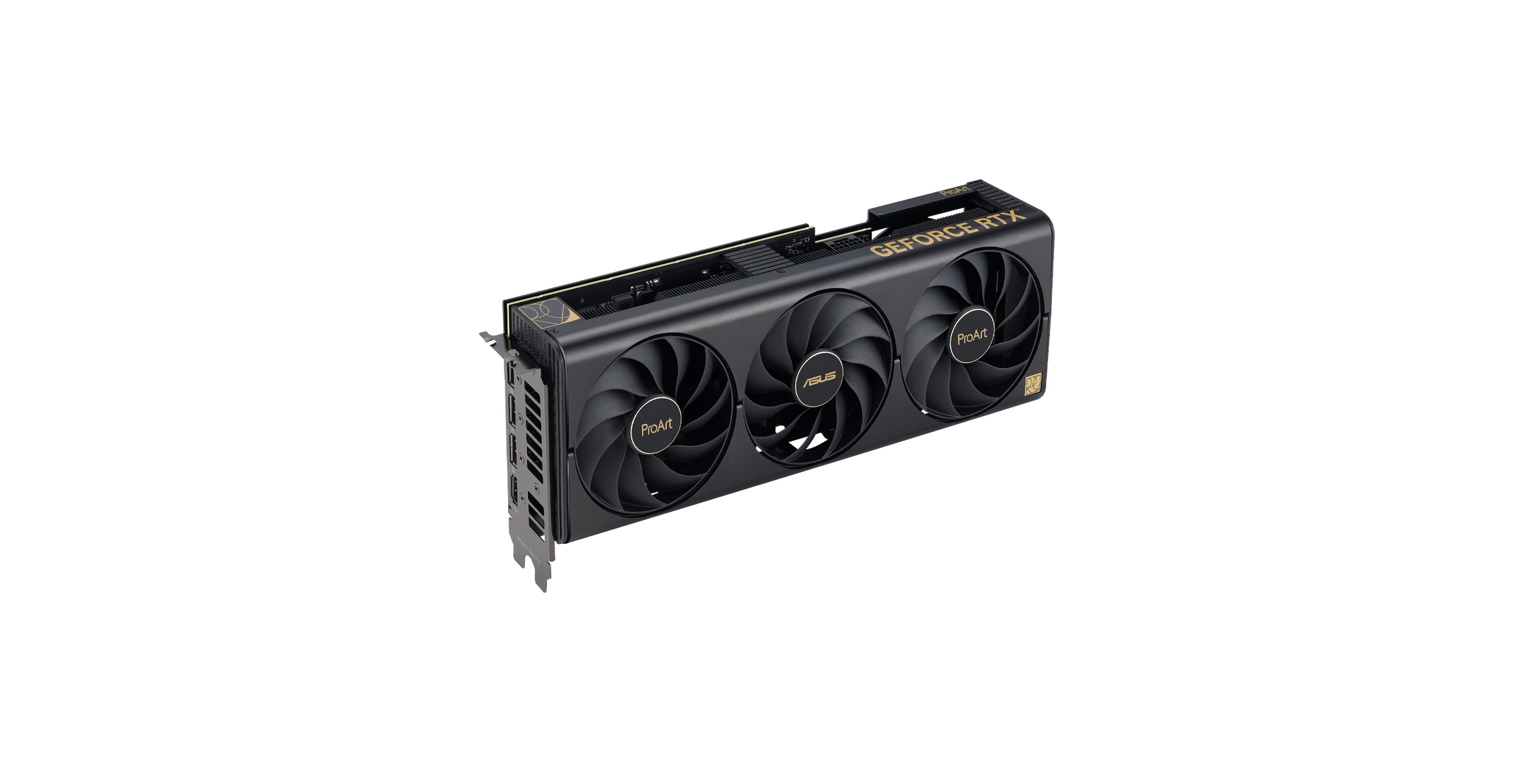 ProArt GeForce RTX 4060 graphics card's front view