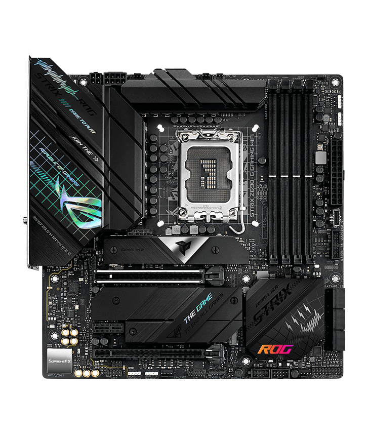 ROG Strix Z690-G Gaming WiFi features an optimized cooling solution