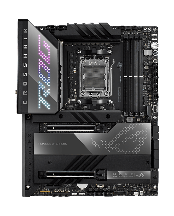 ROG CROSSHAIR X670E HERO | Motherboards | ROG United States ROG CROSSHAIR X670E HERO | Motherboards | ROG United States