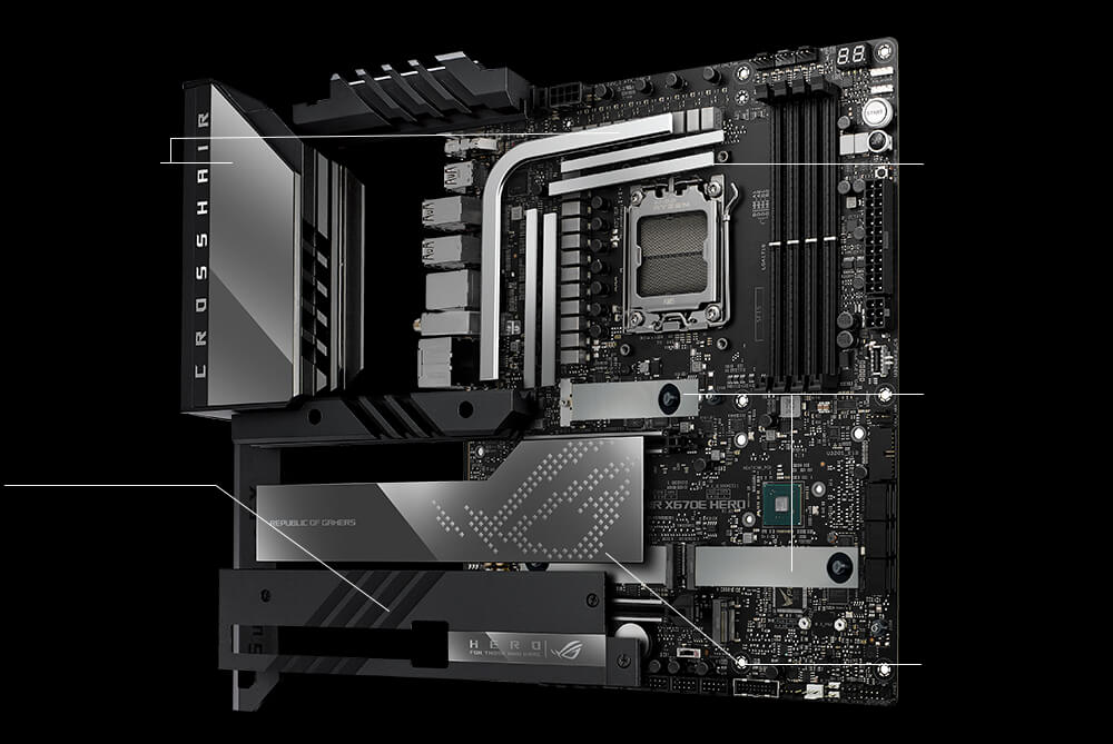 X670e a gaming. ASUS ROG Crosshair x670e Hero. ROG Crosshair x670e Hero. X670e Crosshair Hero. Crosshair x.