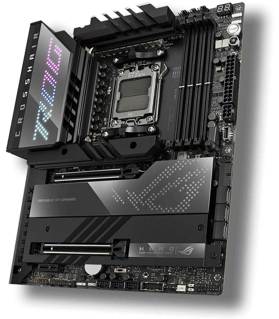 The ROG Crosshair X670E Hero is designed for users who want to step into enthusiast territory.