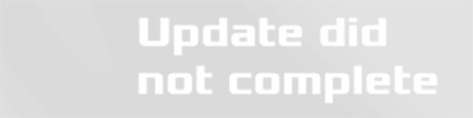 Closeup of ROG Maximus XIII Extreme OLED display depicting update status