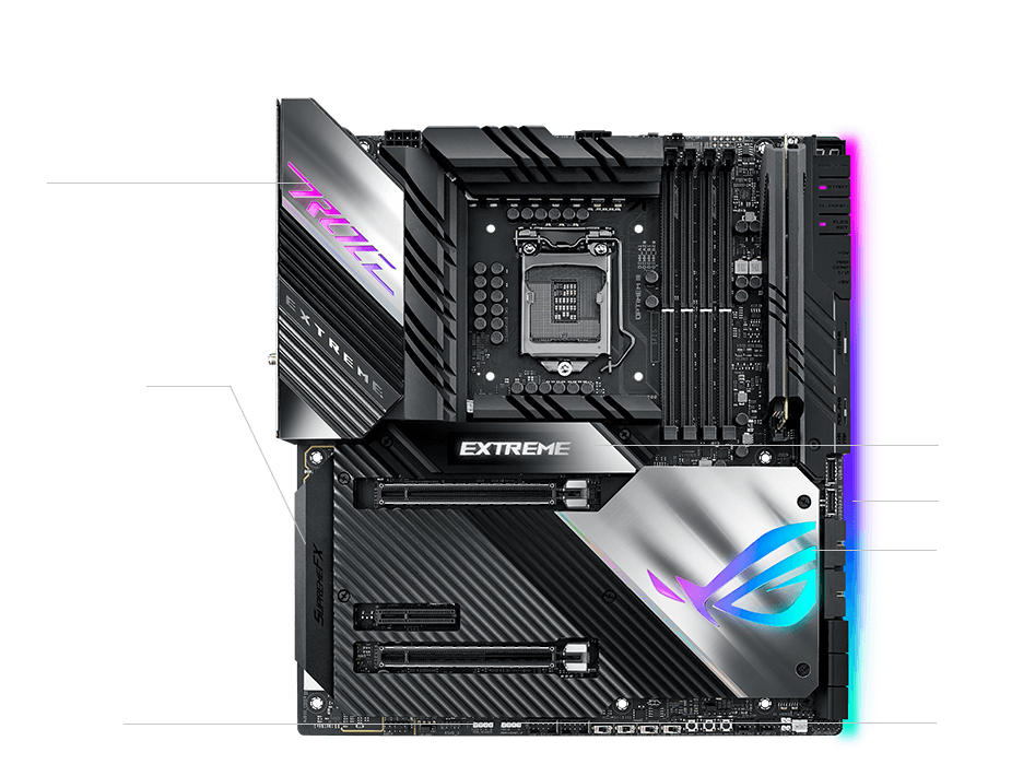 The Gaming Immersion Specs of ROG Maximus XIII Extreme