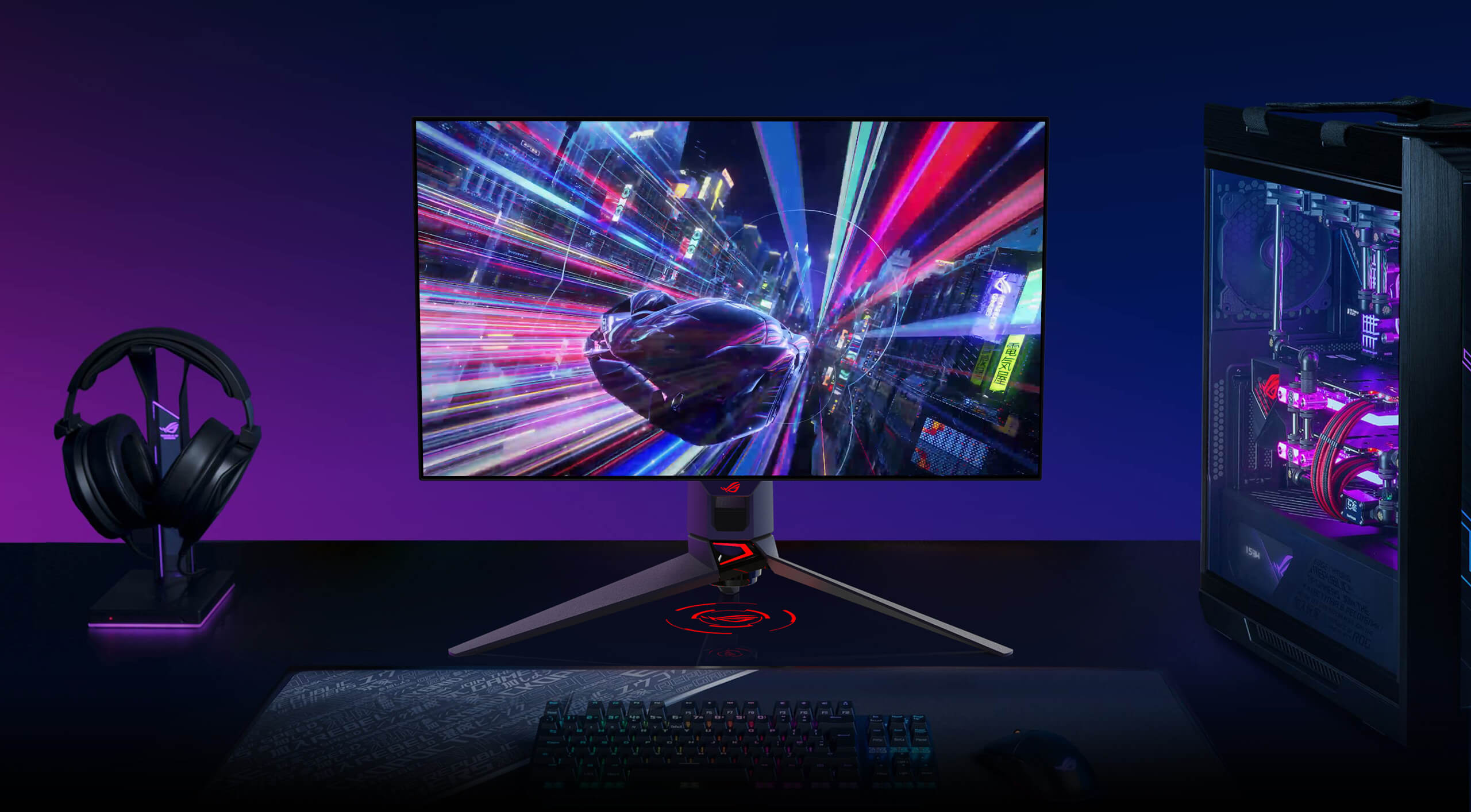 PG27AQDM to 27-calowy monitor gamingowy OLED 240 Hz, który oferuje wyjątkowe efekty wizualne w grach.