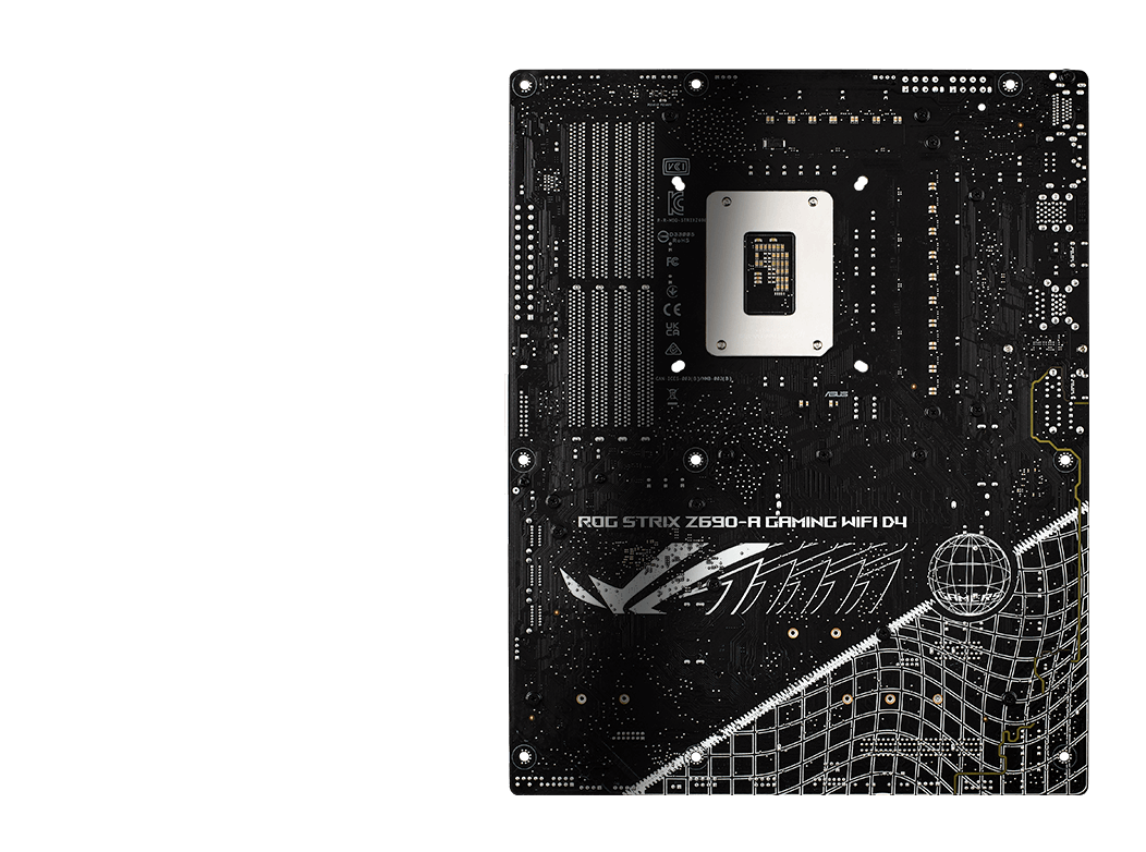 ROG Strix Z690-A Gaming back view