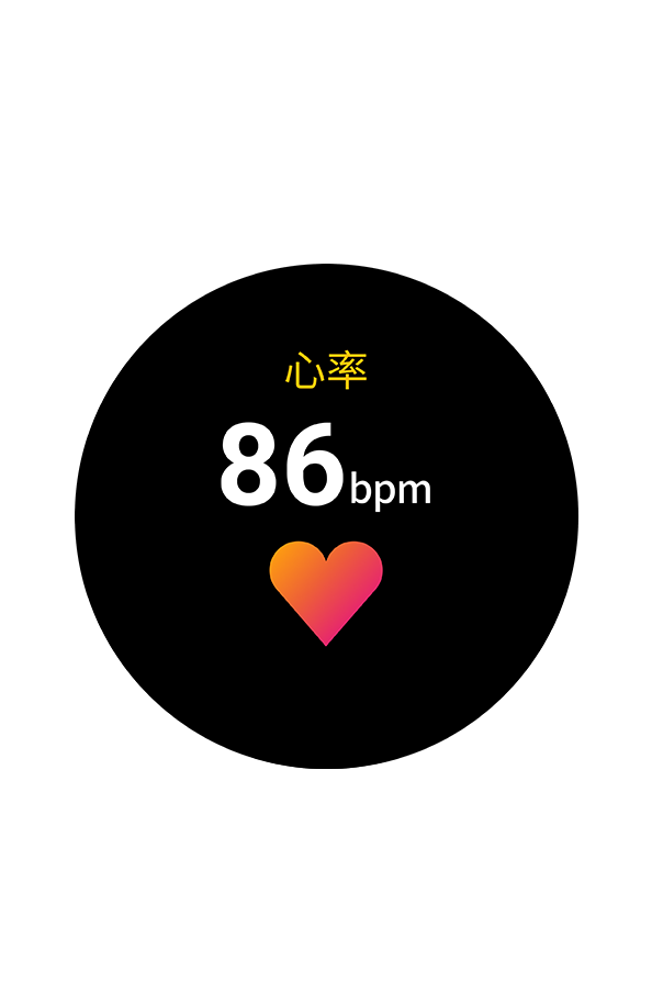 ASUS VivoWatch 6 shows heart rate statistics
