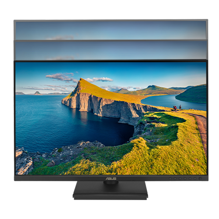 ASUS BE27ACGN monitor has a height adjustment range of 0–130 mm