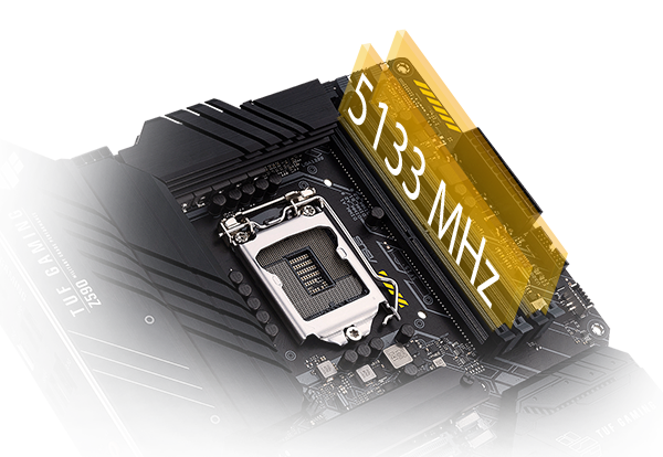 ASUS TUF GAMING Z590-PLUS PCB layout