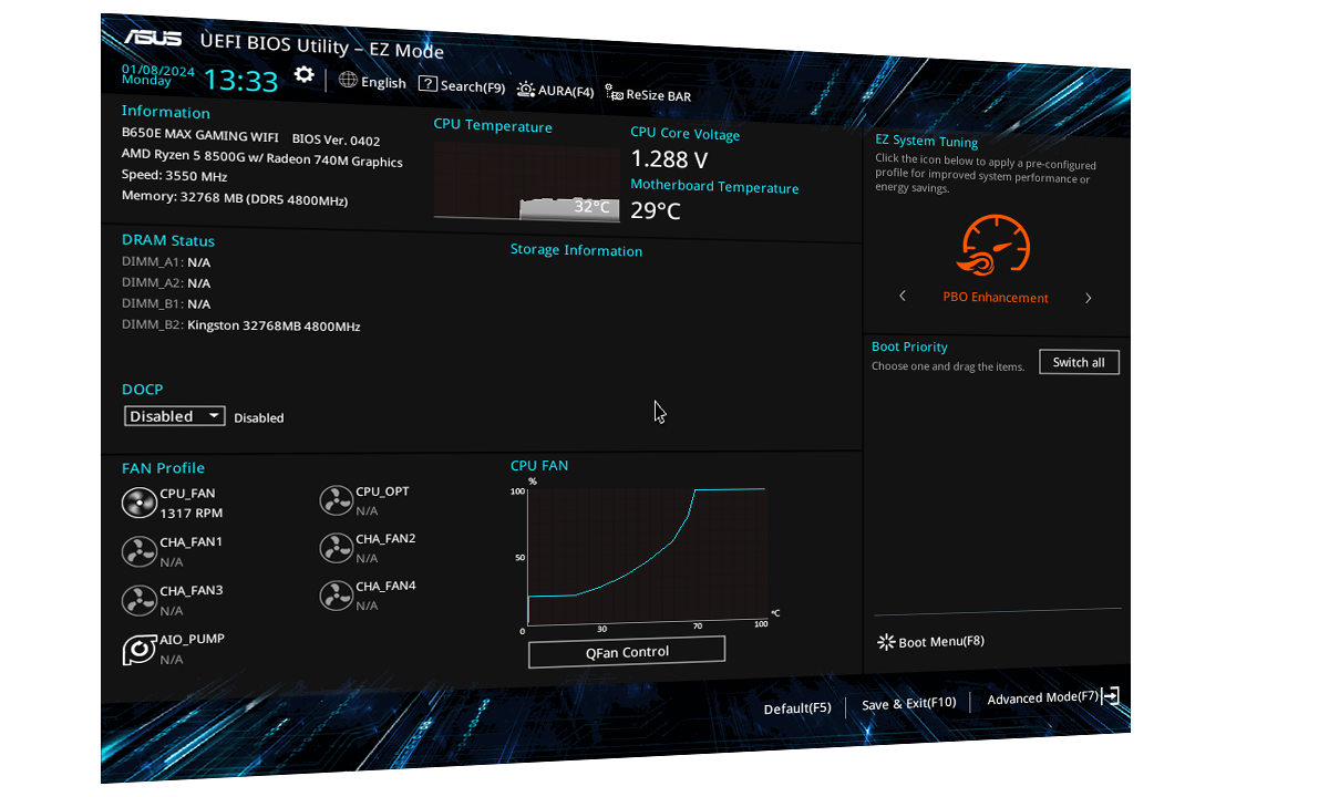 PBO Enhancement UI setting.