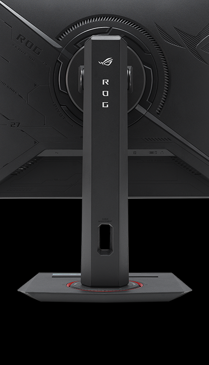 the rear image of ROG Strix monitor