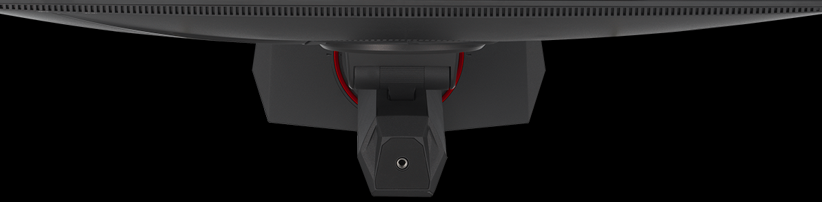 the top of the ROG Strix monitor with a tripod socket