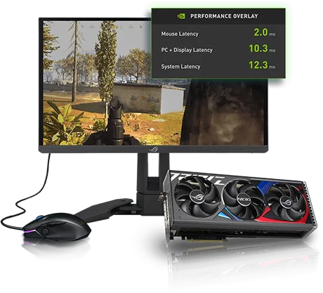ROG monitors feature NVIDIA Reflex Analyzer to capture system latency