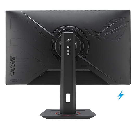 The rear image of the ROG monitor.