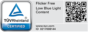 TUV 無閃爍和低藍光技術標誌