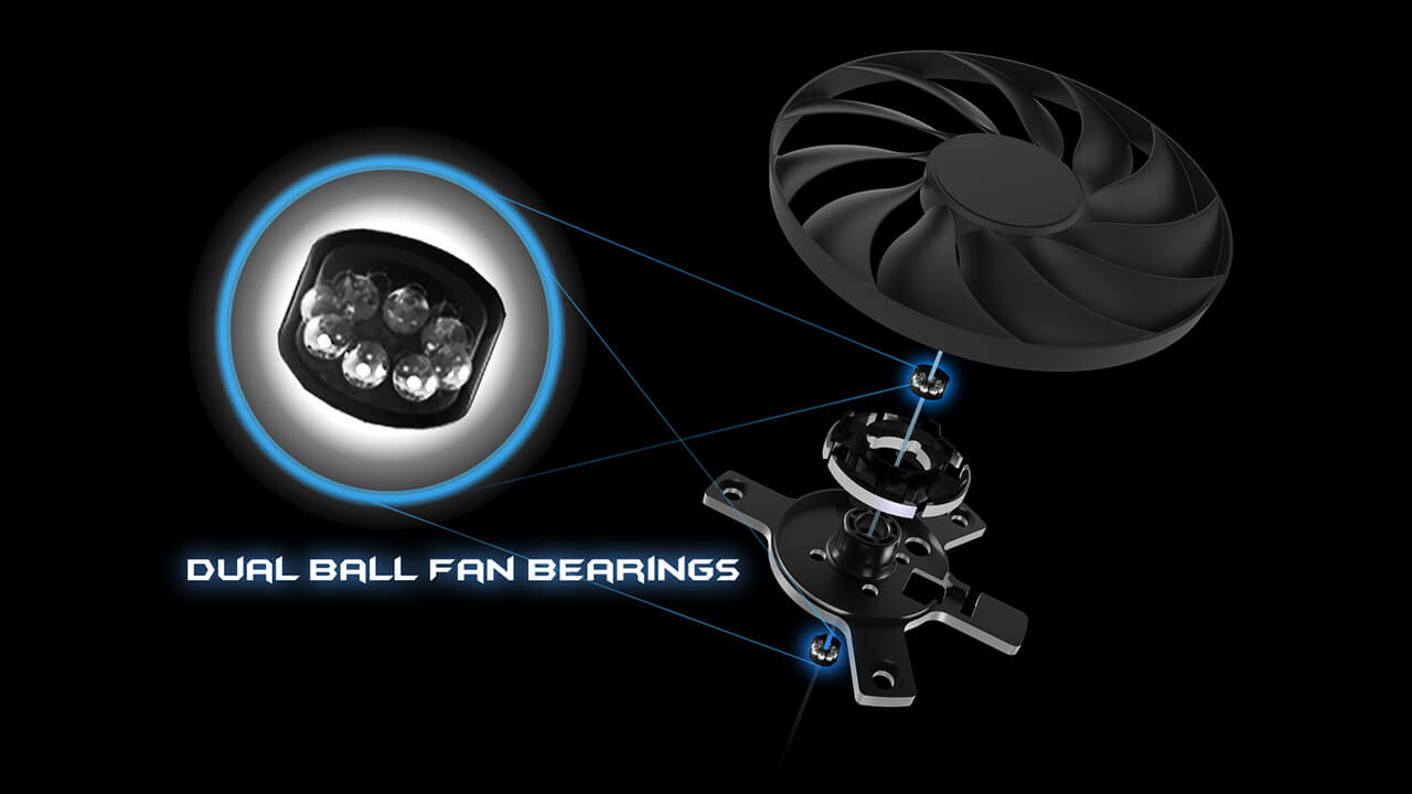 Dual ball bearing diagram