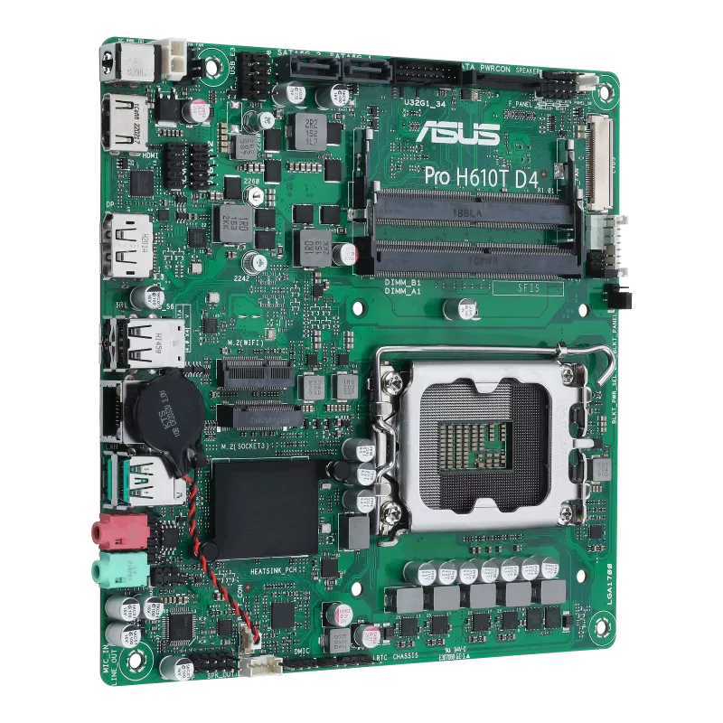 ASUS Updates Popular Pro H610T D4-CSM Business Motherboard with DDR5 Memory
