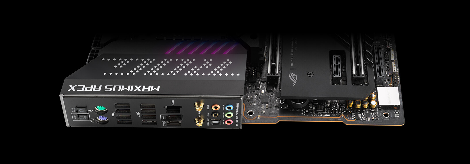 The ROG Maximus Z690 Apex motherboard features SupremeFX