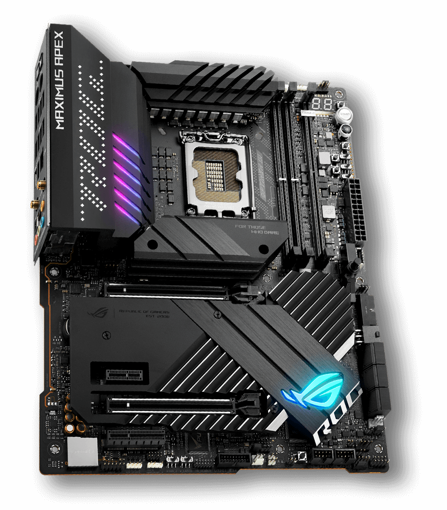The ROG Maximus Z690 Apex motherboard is designed for users who want to step into enthusiast territory.