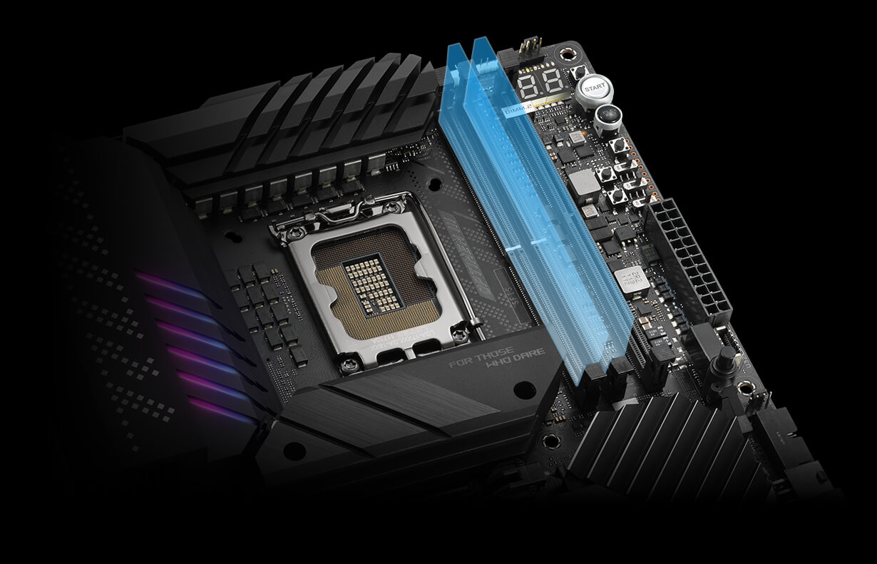 The ROG Maximus Z690 Hero features DDR5 memory