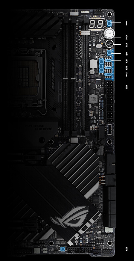 ROG Maximus Z690 Apex featuring Overlocker's Toolkit