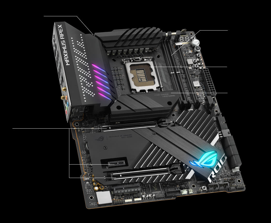 ROG MAXIMUS Z690 APEX | Gaming motherboards｜ROG - Republic of 