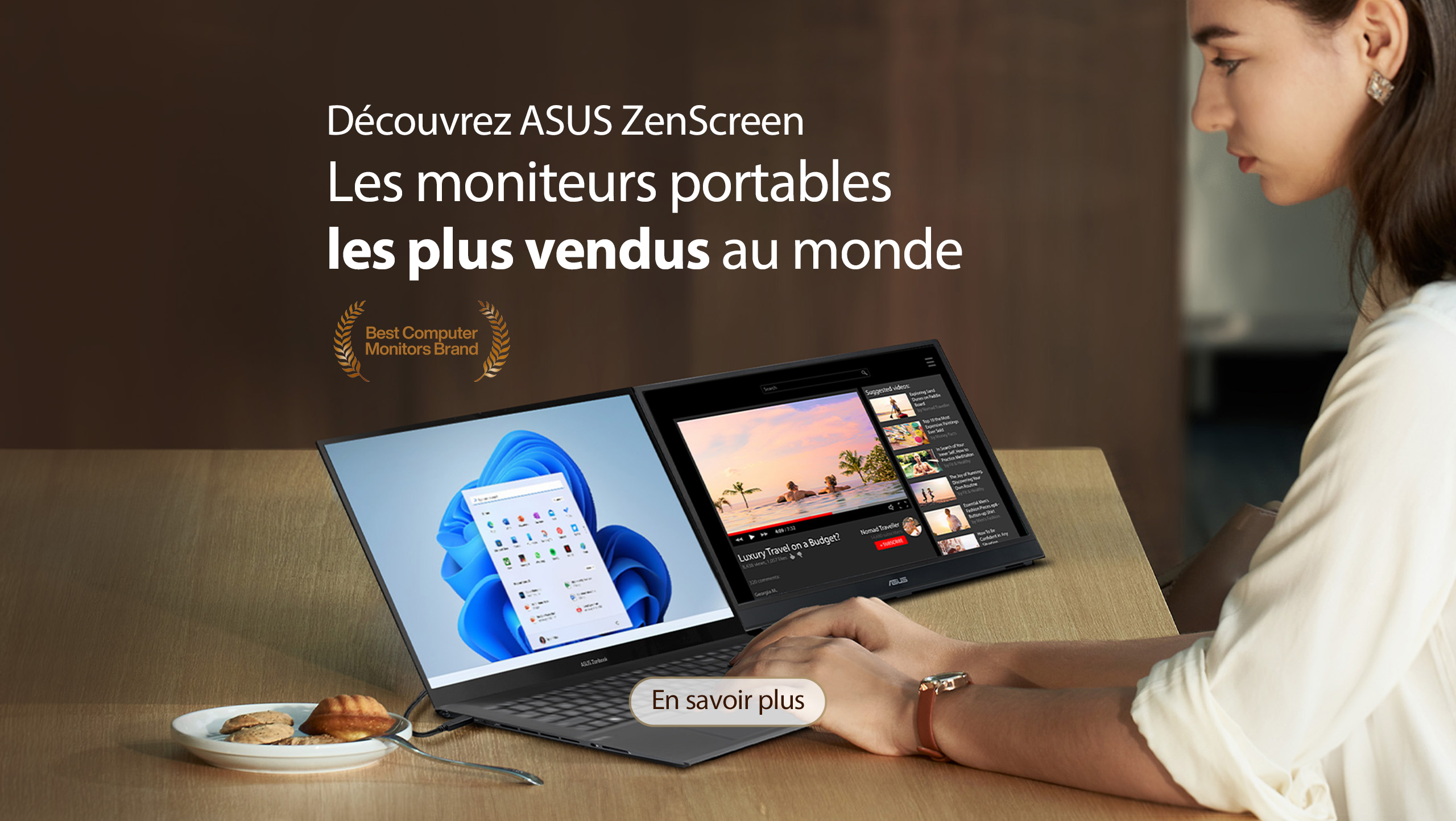 Bannière de moniteur portable le plus vendu
