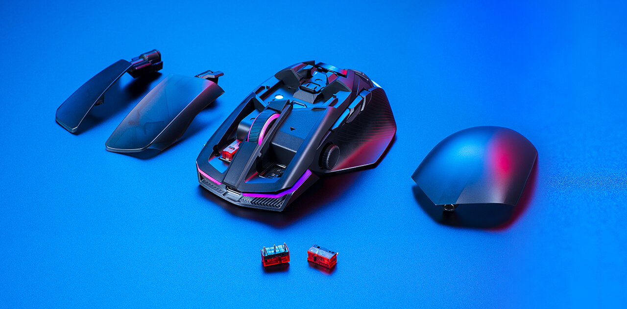 PACK GAMING: Mouse ROG Chakram X ORIGIN + tastiera ROG Claymore II