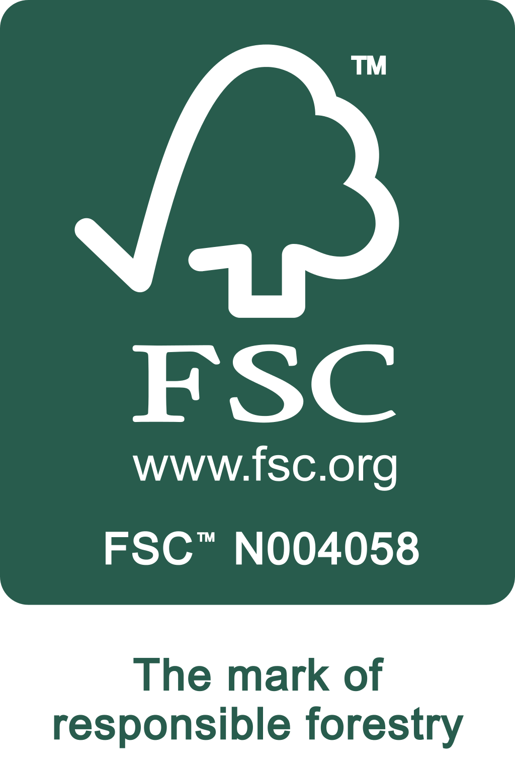 Logo FSC ukazuje, že RT-AX59U používá udržitelný obal vyrobený z lepenky s certifikací FSC.