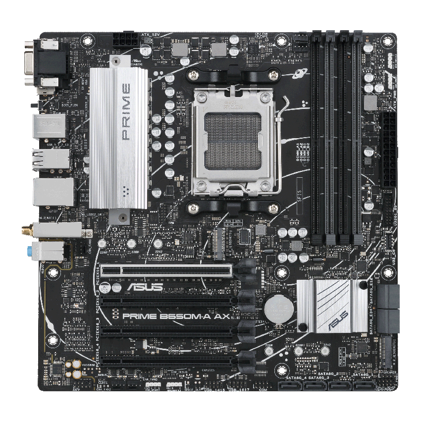 The PRIME B650M-A AX motherboard