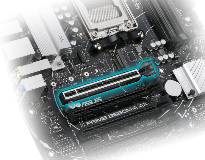 The PRIME motherboard features onboard WIFI 6.