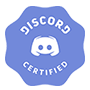 Discord-gecertificeerd logo voor duidelijke communicatie