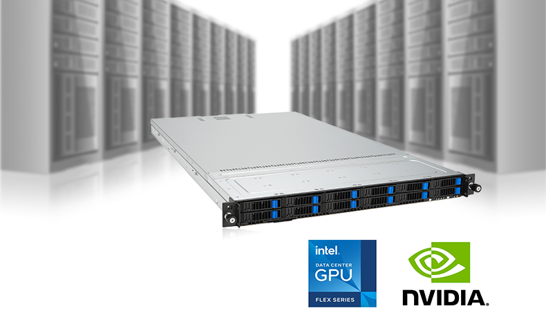 ASUS server with multiple GPU partners logo