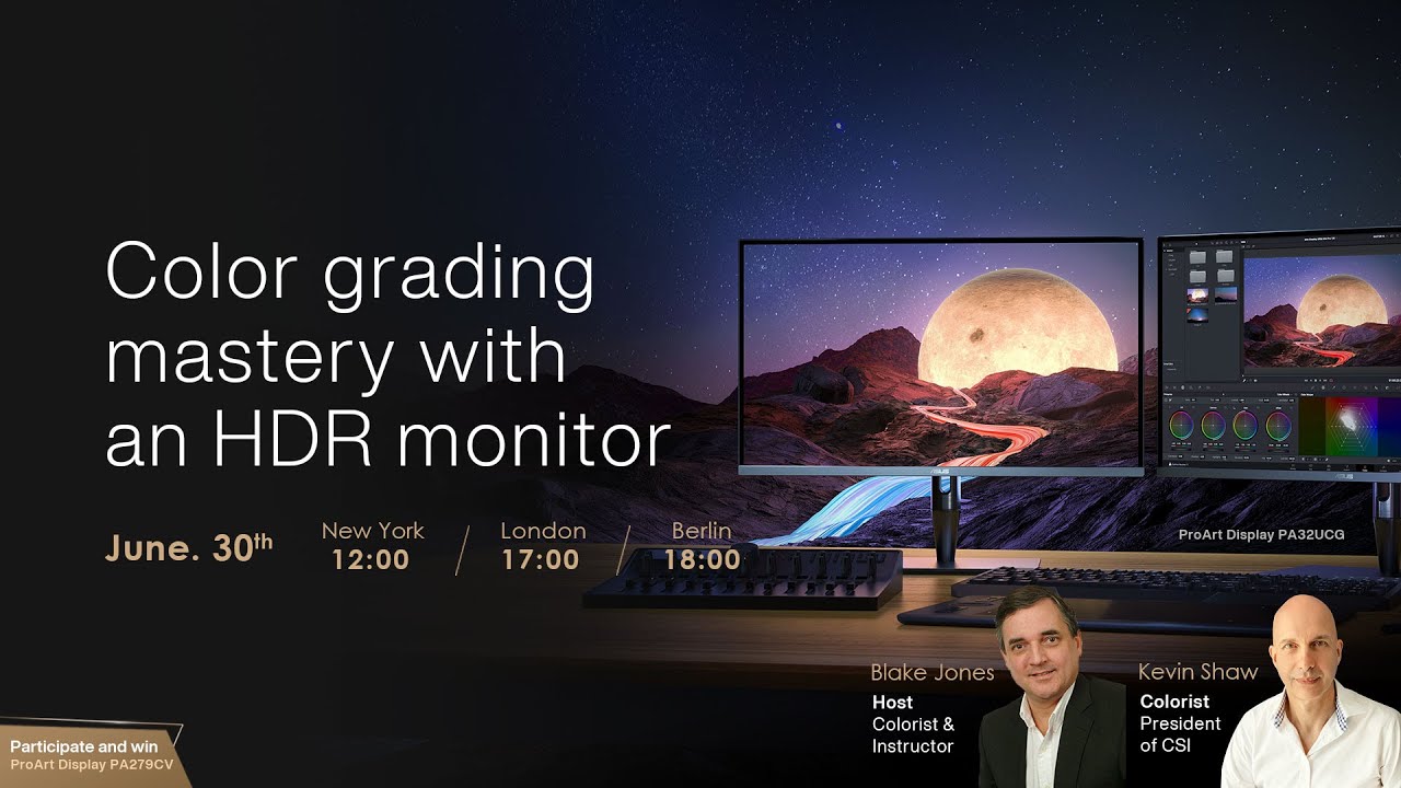 Video Cover of Color grading mastery with an HDR monitor