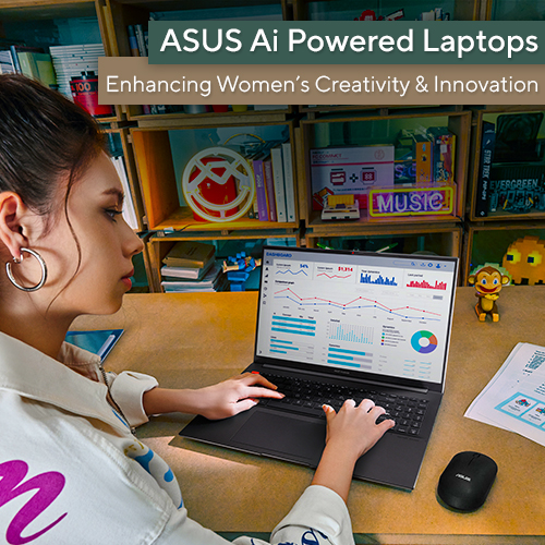 Enhancing Women's Creativity and Innovation with AI-Powered Laptop