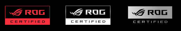 ROG Certified logos