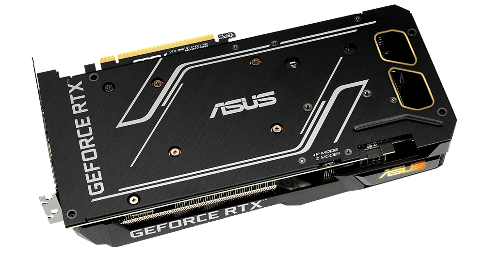 ASUS KO-RTX3060TI-8G-V2-GAMING with vented backplate